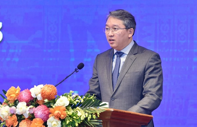 Bộ trưởng Nguyễn Hải Ninh khẳng định, việc đưa Bộ Pháp điển vào cuộc sống là một trong các giải pháp quan trọng để truyền thông chính sách - Ảnh: VGP/Đức Tuân