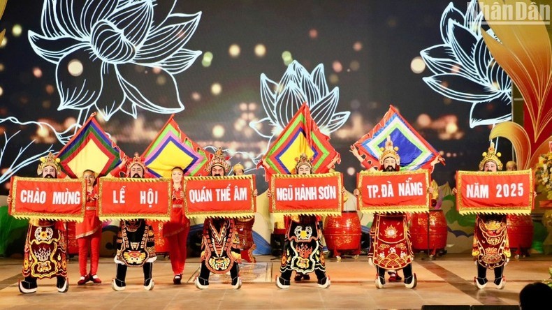 Đà Nẵng khai mạc Lễ hội Quán Thế Âm Ngũ Hành Sơn năm 2025. (Ảnh: ANH ĐÀO) Đà Nẵng khai mạc Lễ hội Quán Thế Âm Ngũ Hành Sơn năm 2025. (Ảnh: ANH ĐÀO)