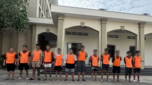 Các đối tượng bị bắt giữ.