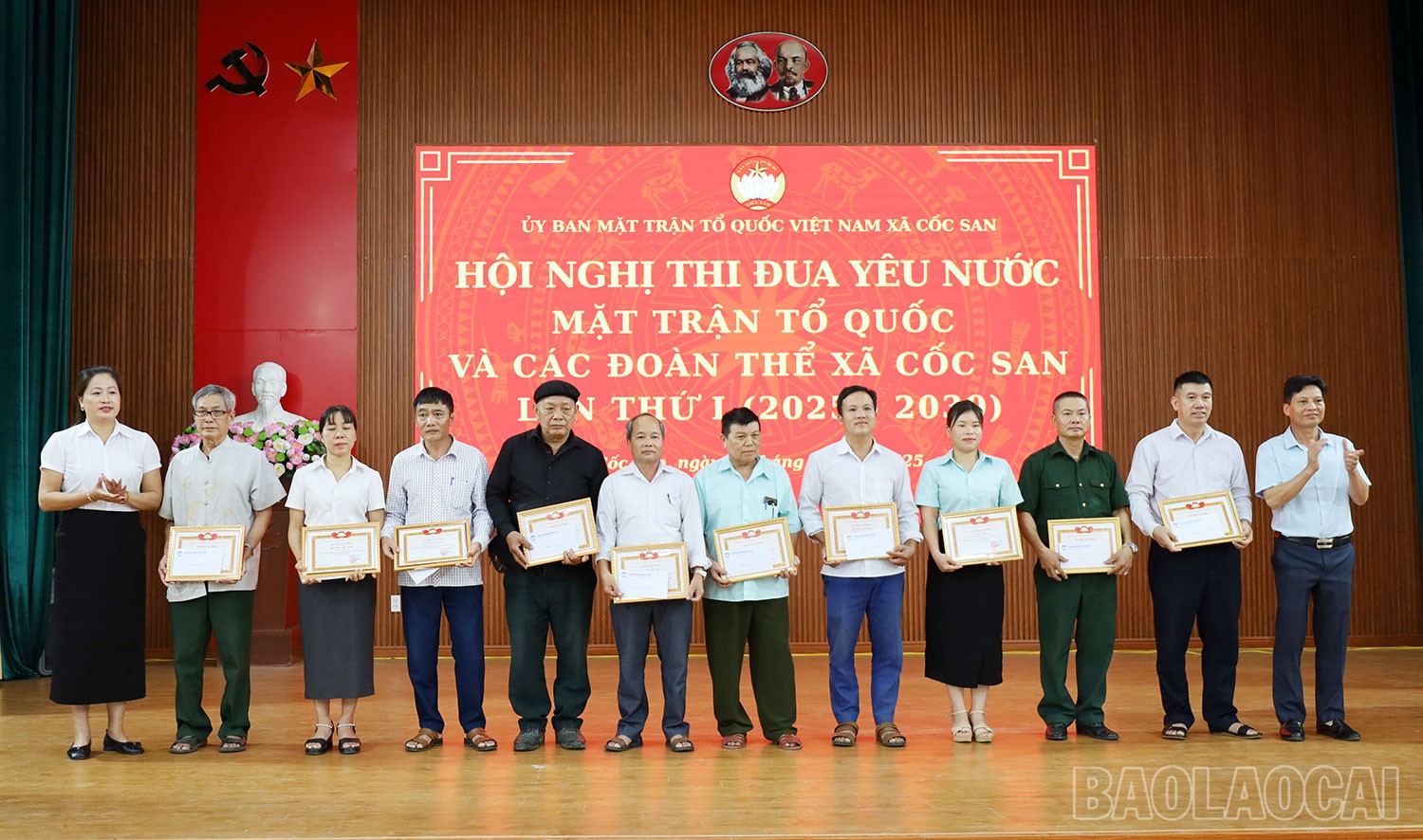 Khen thưởng các cá nhân có thành tích xuất sắc trong phong trào thi đua yêu nước giai đoạn 2020 - 2025. cs5.jpg