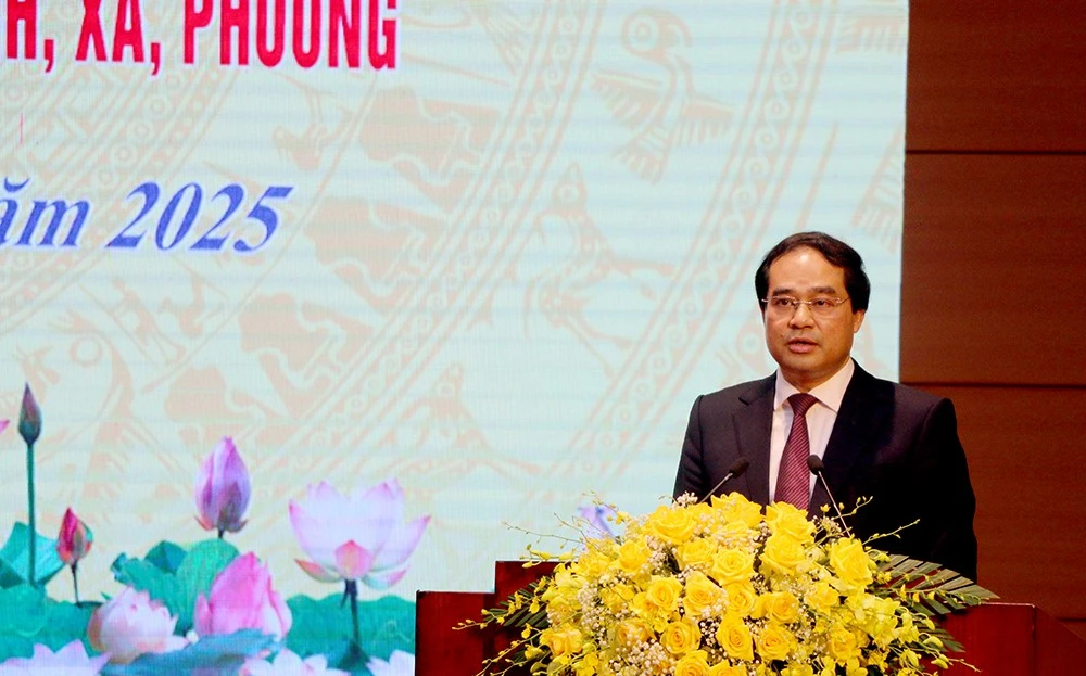 Bí thư Tỉnh ủy Trịnh Xuân Trường trân trọng cảm ơn Bộ Chính trị, Ban Bí thư đã tin tưởng, giao trọng trách lãnh đạo Đảng bộ tỉnh mới Lào Cai.