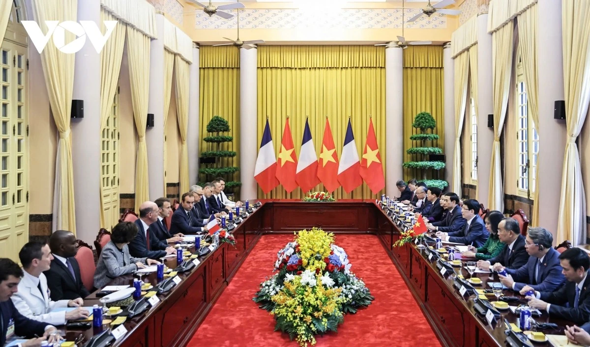 Hội đàm cấp cao Việt Nam-Pháp