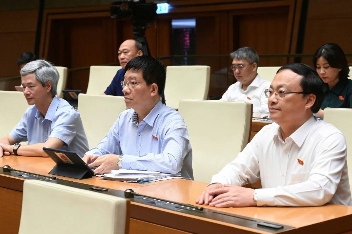 Đại biểu dự kỳ họp thứ 9 Quốc hội khóa XV