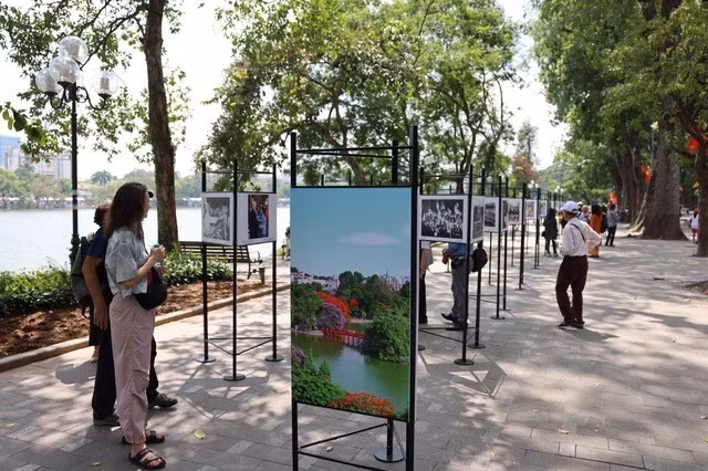 Không gian triển lãm.