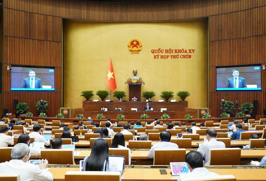Quang cảnh phiên họp. Ảnh: TRỌNG HẢI Quang cảnh phiên họp. Ảnh: TRỌNG HẢI