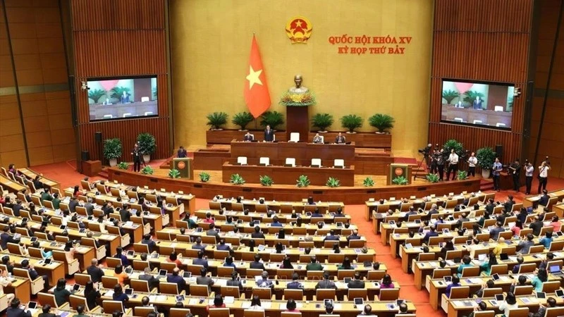 Phiên khai mạc Kỳ họp thứ 7, Quốc hội khóa XV. Ảnh: TL.