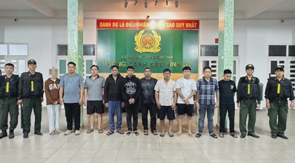 Các đối tượng trong vụ án.