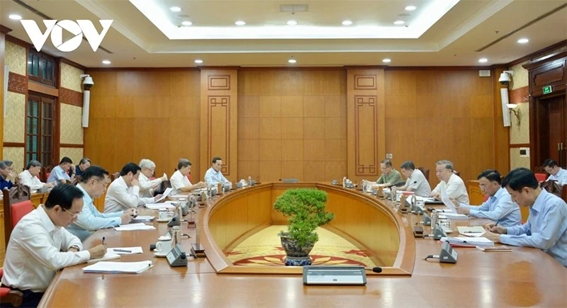 Toàn cảnh cuộc họp.