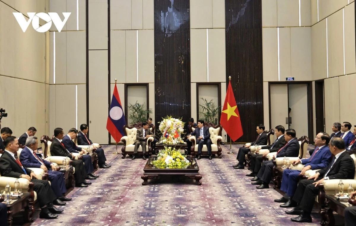 Toàn cảnh buổi tiếp đón.