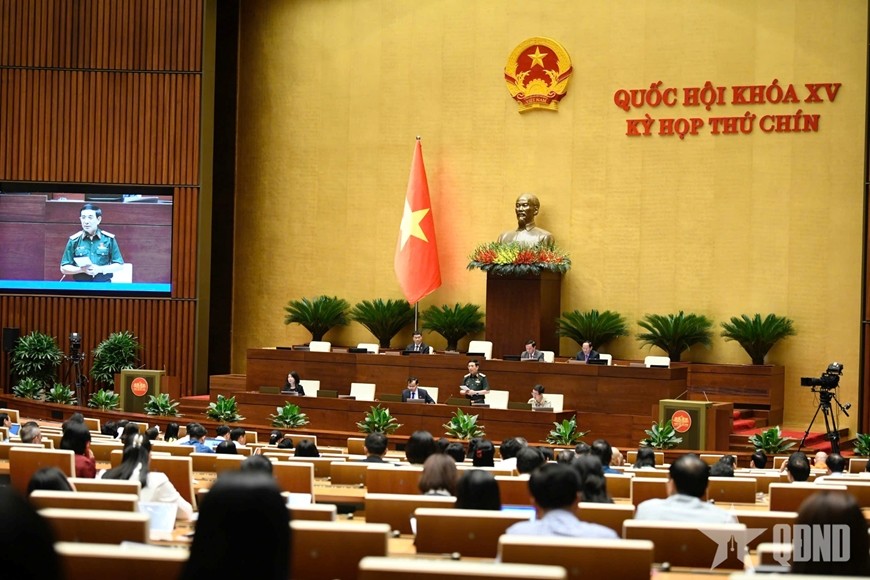 Quang cảnh phiên họp. Ảnh: TRỌNG HẢI Quang cảnh phiên họp. Ảnh: TRỌNG HẢI