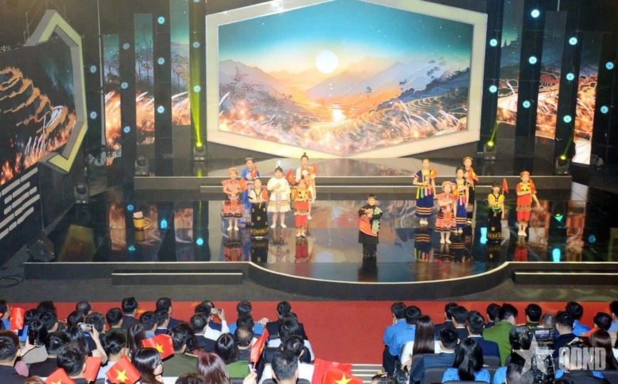 Một tiết mục văn nghệ tại lễ trao giải thưởng.