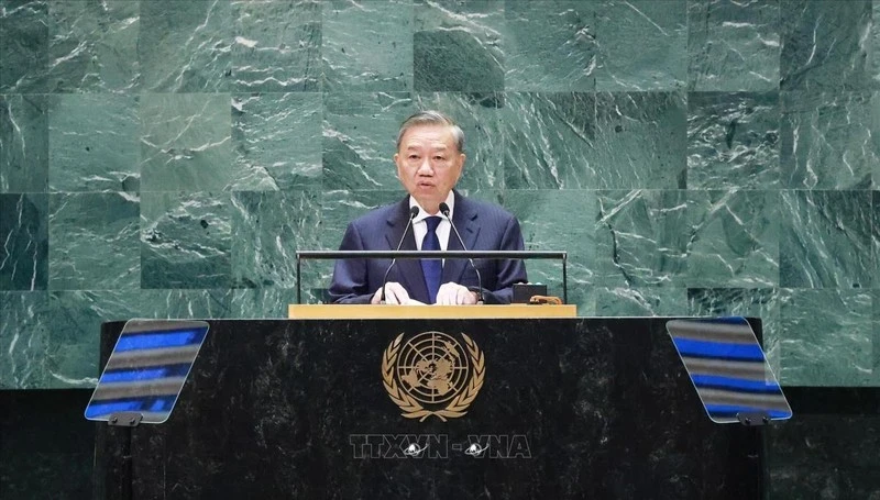 Việc Tổng Bí thư, Chủ tịch nước Tô Lâm tham dự Tuần lễ Cấp cao Đại hội đồng Liên hợp quốc năm nay là một sự kiện hết sức có ý nghĩa. (Ảnh: TTXVN)