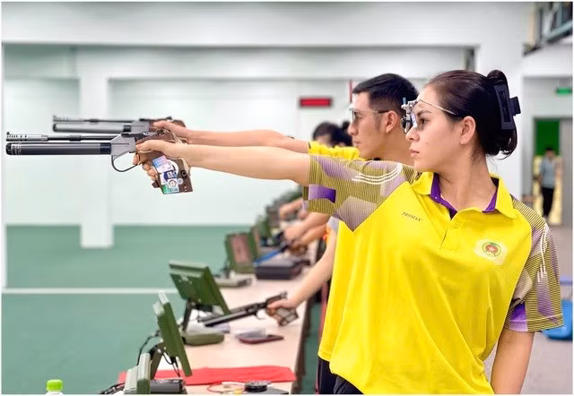 Tuyển Bắn súng Việt Nam bước vào tranh tài tại giải Bắn súng Cup châu Á 2025.