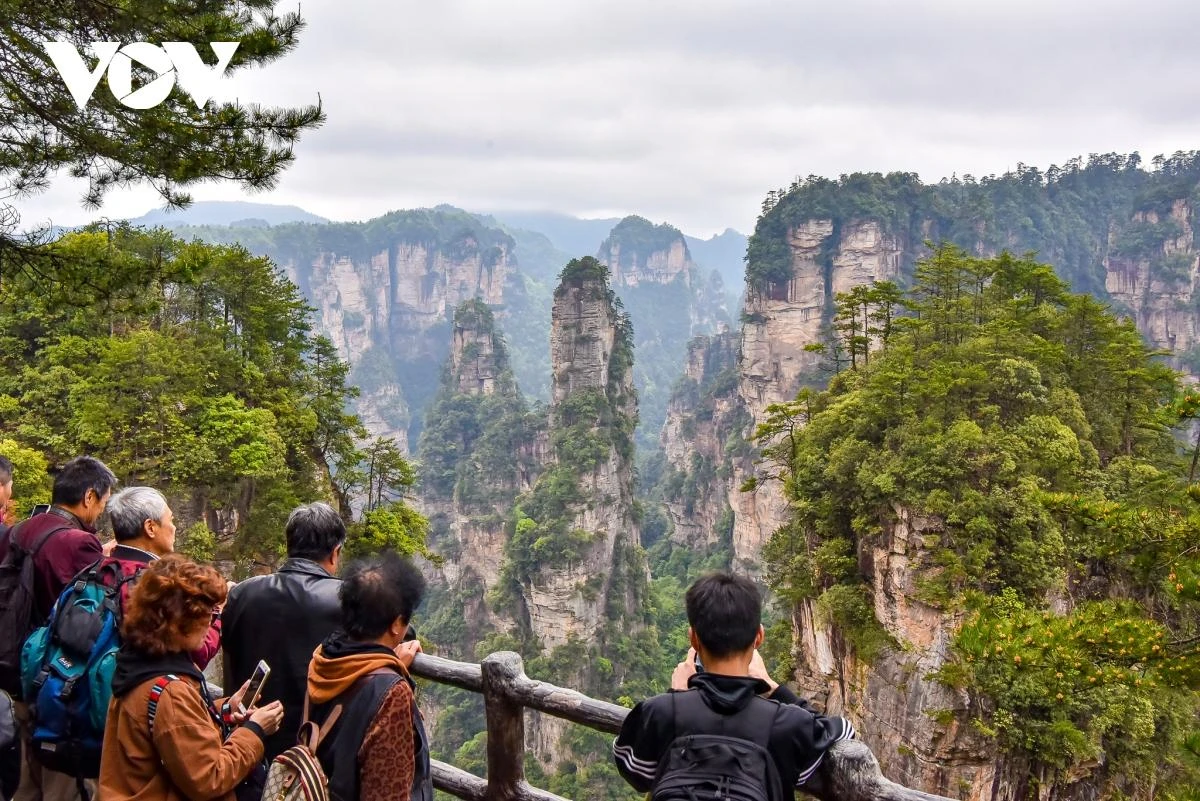 Một điểm đến trong tour du lịch Trương Gia Giới, Trung Quốc.