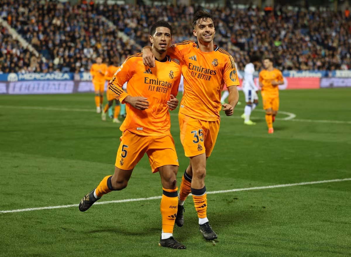 Real thắng dễ Leganes. (Ảnh: Reuters).