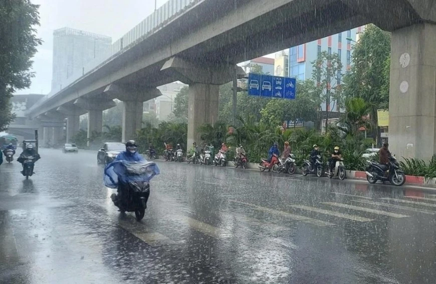 Thời tiết hôm nay (29/6): Miền Bắc, Hà Nội mưa lớn cục bộ. Ảnh minh họa/vov.vn.