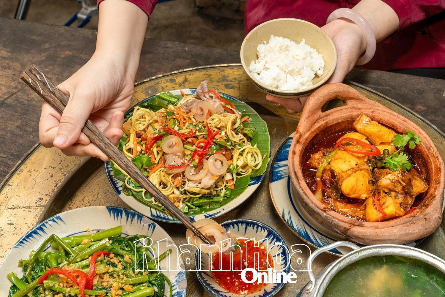 Bữa cơm đậm đà hương vị ở Nha Trang xưa.