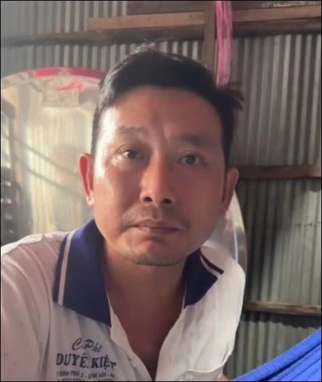 Đối tượng Nguyễn Văn Tâm thời điểm bị công an bắt giữ. Ảnh: congan.com.vn