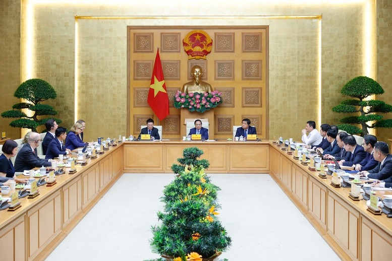 Cuộc làm việc nhằm lắng nghe, giải quyết các vướng mắc, đề xuất giải pháp thúc đẩy hợp tác đầu tư, kinh doanh Việt Nam - Hoa Kỳ - Ảnh: VGP/Nhật Bắc Cuộc làm việc nhằm lắng nghe, giải quyết các vướng mắc, đề xuất giải pháp thúc đẩy hợp tác đầu tư, kinh doanh Việt Nam - Hoa Kỳ - Ảnh: VGP/Nhật Bắc