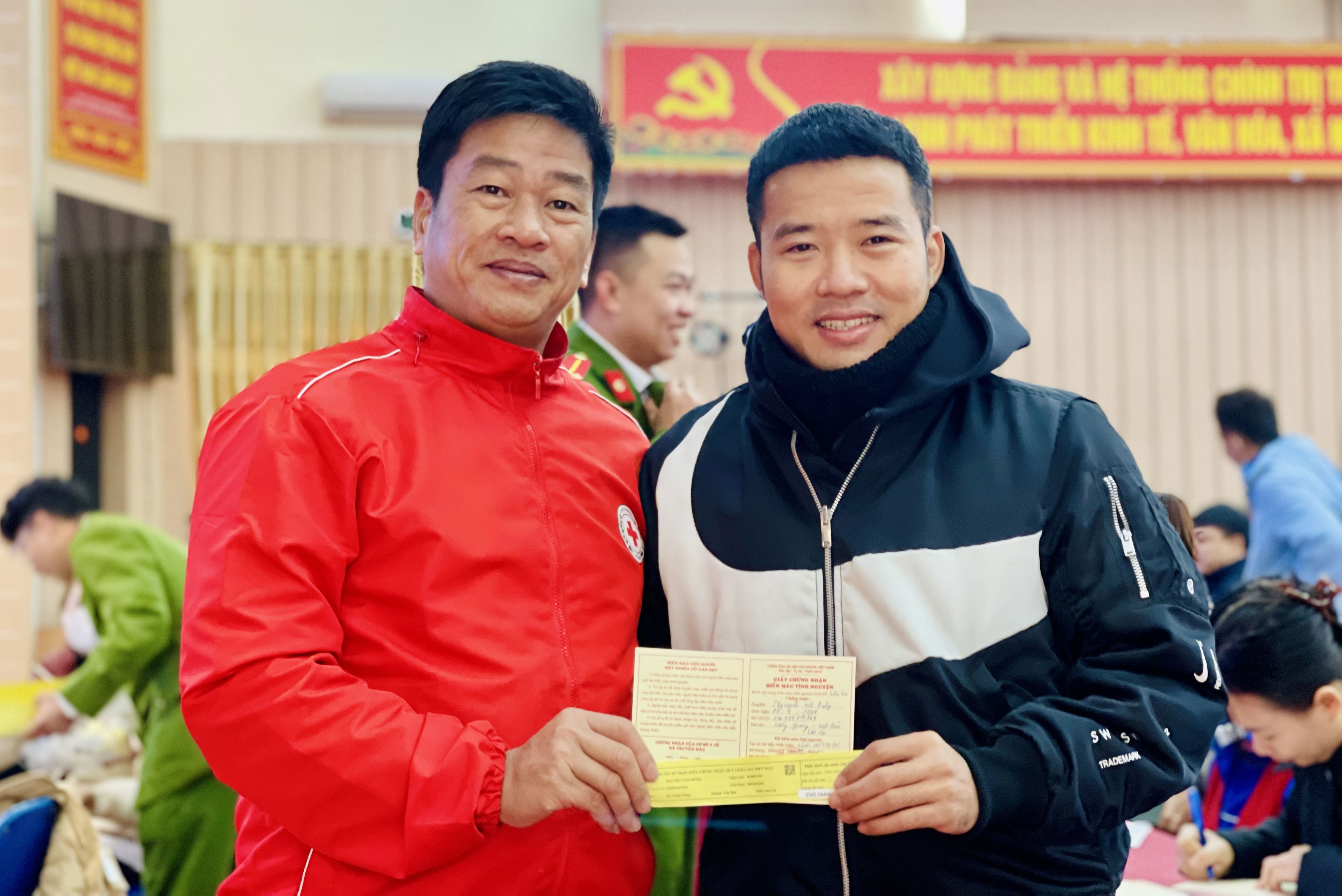 Ngày hội hiến máu tình nguyện đợt 1 đã thu về 314 đơn vị máu. vb3.jpg