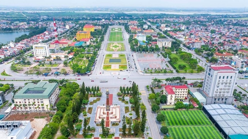 Trung tâm tỉnh lỵ Hưng Yên, quê hương cố Tổng Bí thư Nguyễn Văn Linh. Trung tâm tỉnh lỵ Hưng Yên, quê hương cố Tổng Bí thư Nguyễn Văn Linh.