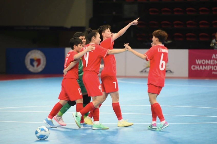 Đội tuyển futsal nữ Việt Nam hướng về VCK World Cup (Ảnh: PFF). tt1.jpg