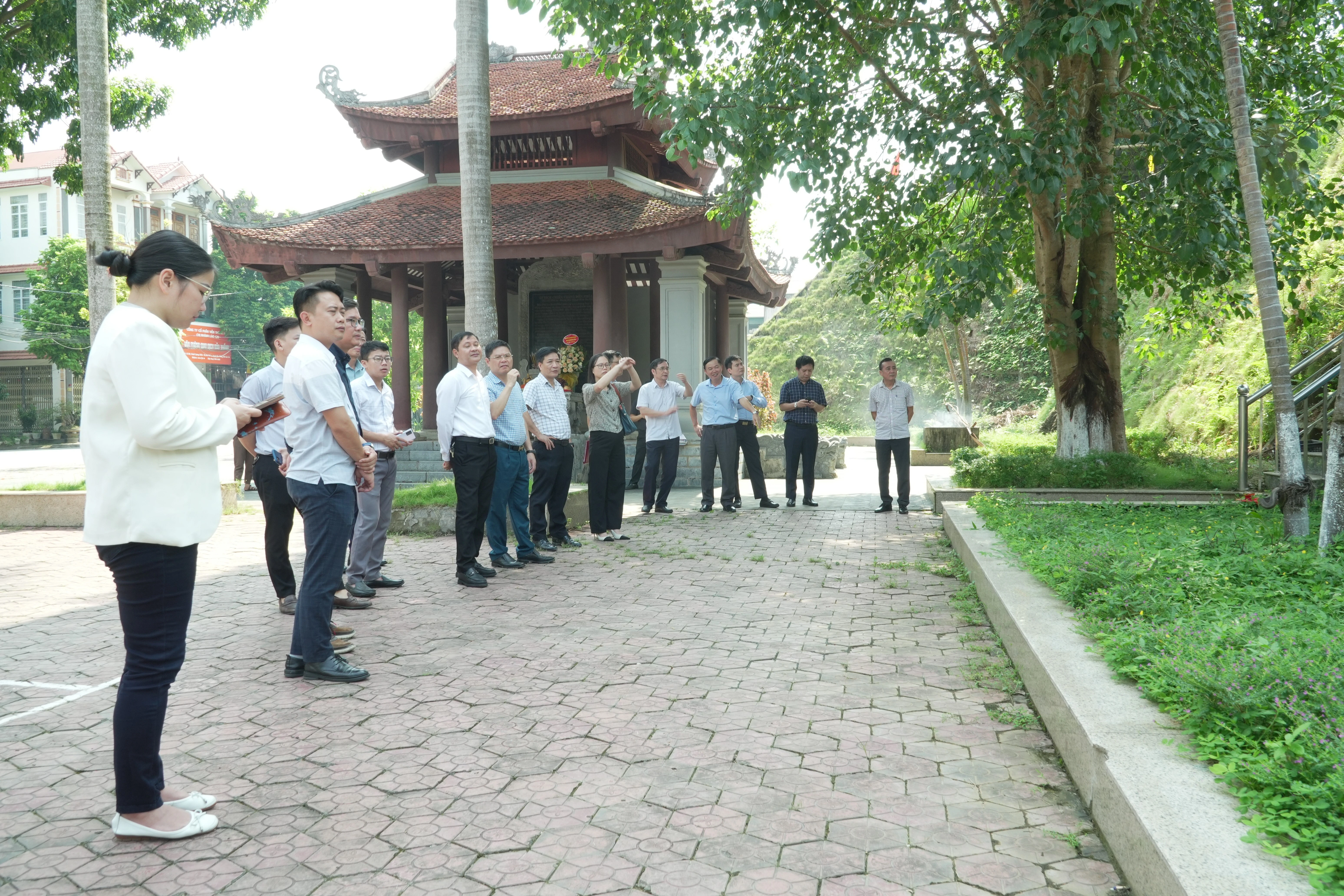 Kiểm tra khu di tích Đồn Phố Lu.JPG