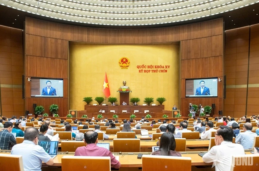 Quang cảnh phiên họp. Ảnh: TRỌNG HẢI