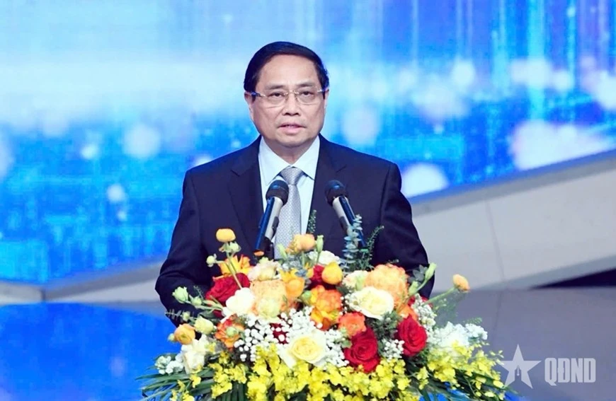 Thủ tướng Phạm Minh Chính phát biểu tại Lễ trao giải.