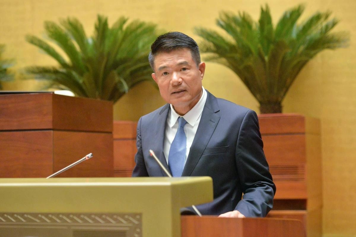 Viện trưởng Viện Kiểm sát nhân dân Tối cao Nguyễn Huy Tiến. (Ảnh: Media Quốc hội) Viện trưởng Viện Kiểm sát nhân dân Tối cao Nguyễn Huy Tiến. (Ảnh: Media Quốc hội)