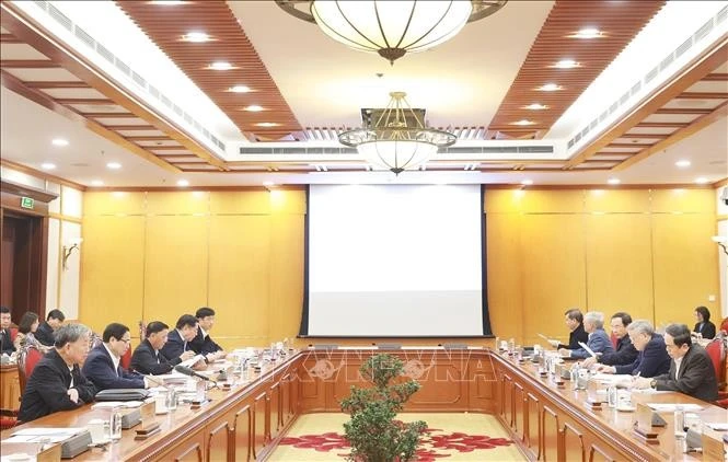 Tổng Bí thư Tô Lâm chủ trì cuộc họp. Ảnh: Thống Nhất/TTXVN