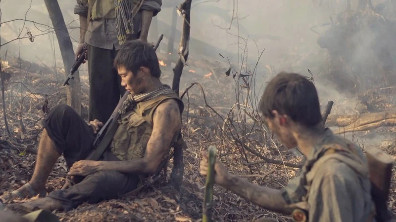 Cảnh trong phim “Địa đạo - Mặt trời trong bóng tối”. (Ảnh: Galaxy Studio)