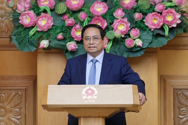 Thủ tướng nhấn mạnh, Việt Nam đã chủ động giải quyết các quan tâm của phía Hoa Kỳ và doanh nghiệp Hoa Kỳ - Ảnh: VGP/Nhật Bắc Thủ tướng nhấn mạnh, Việt Nam đã chủ động giải quyết các quan tâm của phía Hoa Kỳ và doanh nghiệp Hoa Kỳ - Ảnh: VGP/Nhật Bắc