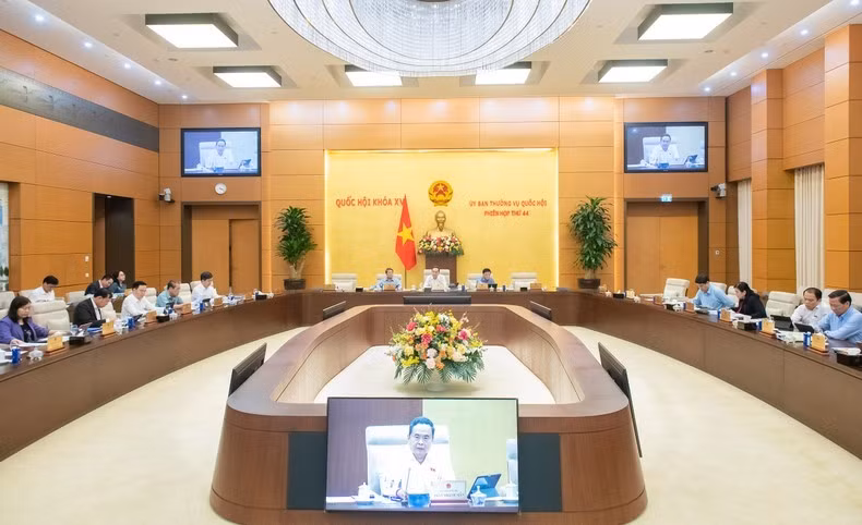 Quang cảnh phiên họp chiều 28/4. (Ảnh: Media Quốc hội)