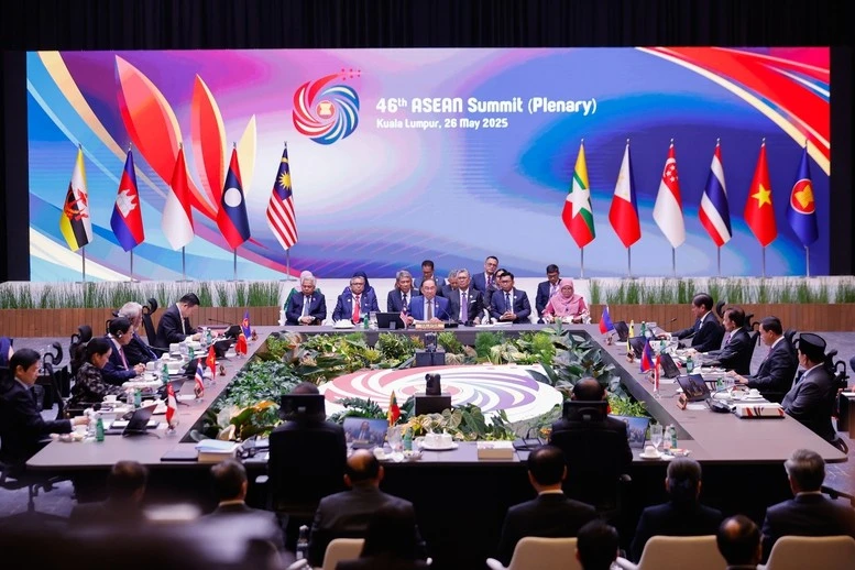 Hội nghị Cấp cao ASEAN lần thứ 46 và các hội nghị cấp cao liên quan sẽ diễn ra từ ngày 26-27/5 tại Trung tâm Hội nghị Kuala Lumpur - Ảnh VPG/Nhật Bắc