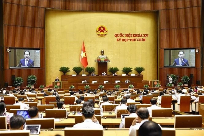 Quang cảnh phiên họp. Ảnh: Doãn Tấn/TTXVN