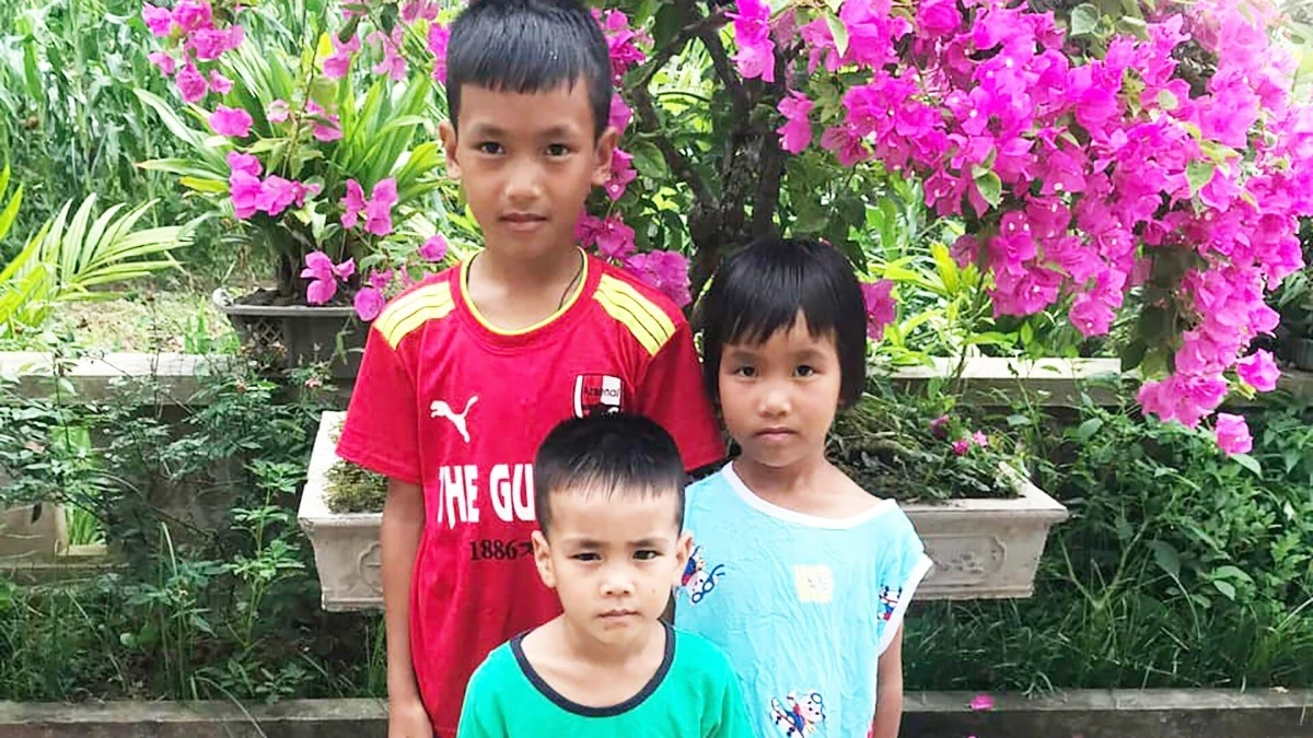 Các cháu bé mất tích đang được gia đình, lực lượng chức năng nỗ lực tìm kiếm.