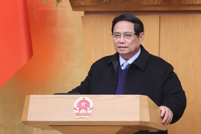 Thủ tướng Phạm Minh Chính yêu cầu các bộ, ngành, địa phương thực hiện nghiêm 13 nhóm nhiệm vụ chủ yếu và 67 nhiệm vụ cụ thể cần tập trung triển khai ngay sau Tết - Ảnh: VGP/Nhật Bắc Thủ tướng Phạm Minh Chính yêu cầu các bộ, ngành, địa phương thực hiện nghiêm 13 nhóm nhiệm vụ chủ yếu và 67 nhiệm vụ cụ thể cần tập trung triển khai ngay sau Tết - Ảnh: VGP/Nhật Bắc