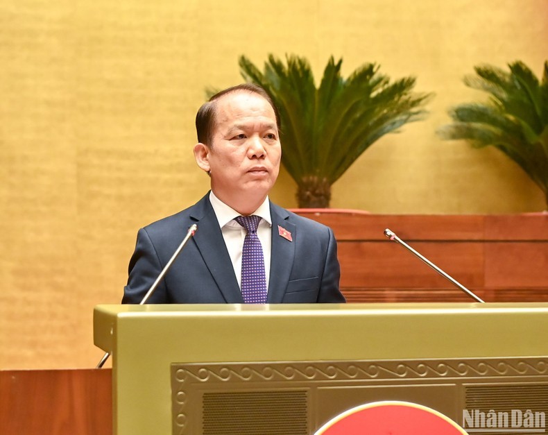 Chủ nhiệm Ủy ban Pháp luật Hoàng Thanh Tùng. (Ảnh: DUY LINH) Chủ nhiệm Ủy ban Pháp luật Hoàng Thanh Tùng. (Ảnh: DUY LINH)