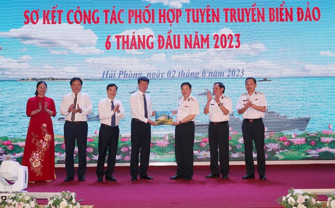 Hội nghị sơ kết công tác tuyên truyền biển đảo 6 tháng đầu năm 2023 ảnh 4