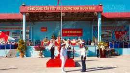 Vùng 4 Hải quân tổ chức tuyên thệ chiến sĩ mới