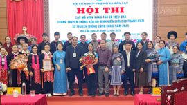 Gần 800 người được truyền thông về Dự án 8 tại xã Bản Lầu