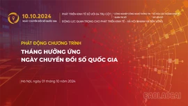 Tuyên truyền, phổ cập Bộ nhận diện Ngày Chuyển đổi số quốc gia 10/10/2024 