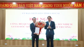 Công bố quyết định điều động, bổ nhiệm Giám đốc Sở Tài nguyên và Môi trường