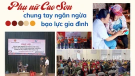 Phụ nữ Cao Sơn chung tay ngăn ngừa bạo lực gia đình