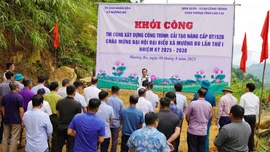 Xã Mường Bo khởi công Công trình chào mừng Đại hội Đảng bộ xã lần thứ I