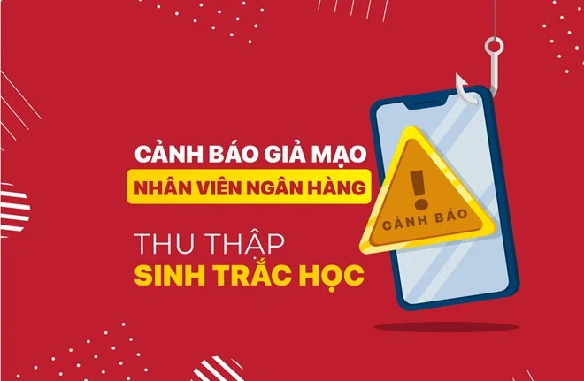 Các ngân hàng khuyến cáo, khách hàng chỉ thực hiện cập nhật thông tin sinh trắc học qua ứng dụng ngân hàng.