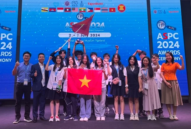 Đoàn Việt Nam tham dự Cuộc thi Dự án Khoa học ASEAN lần thứ 10 (ASPC 2024).