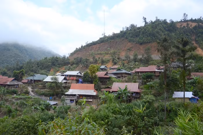 Một khu định cư huyện Mường Tè, tỉnh Lai Châu.