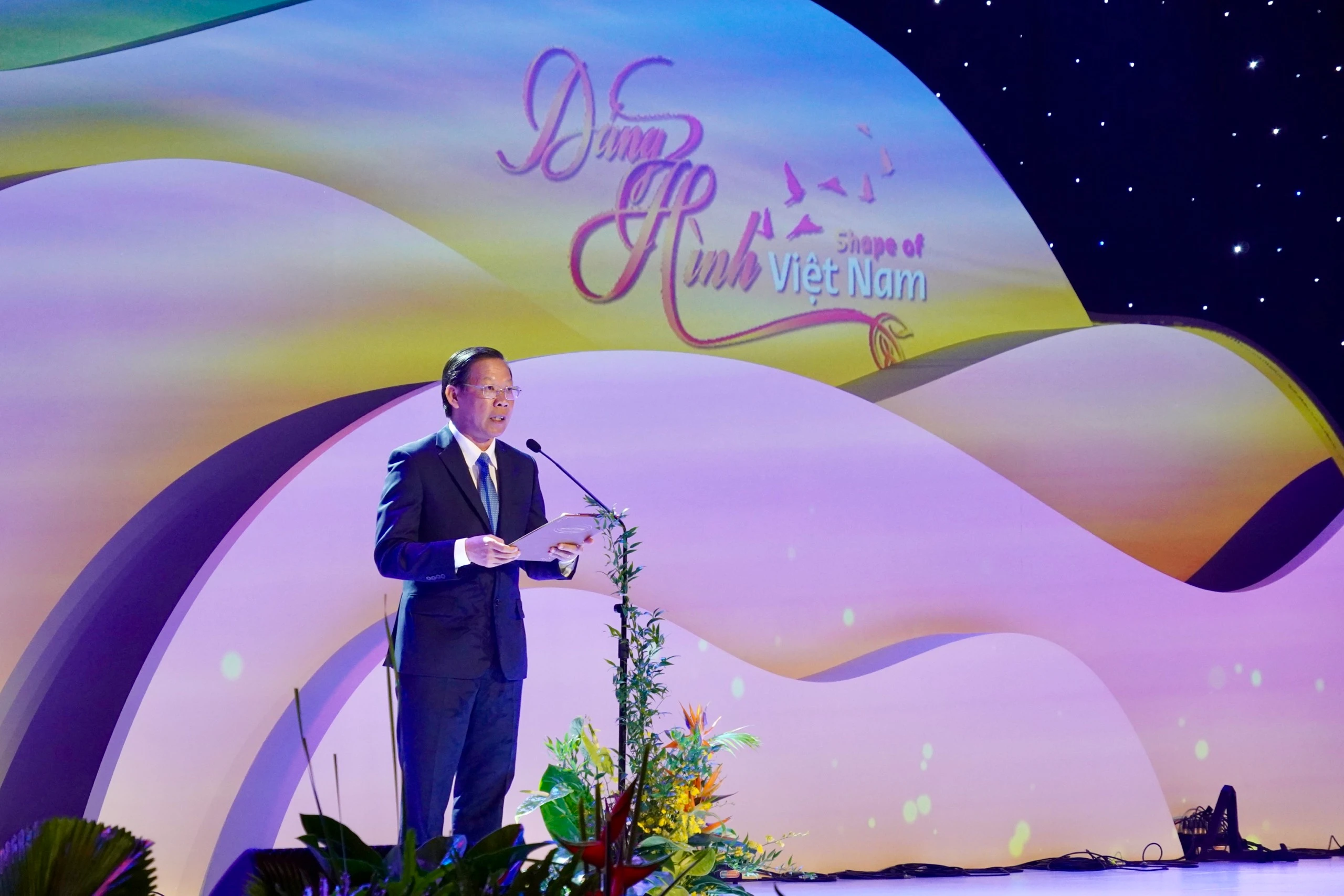 Chủ tịch UBND TPHCM Phan Văn Mãi phát biểu tại sự kiện.